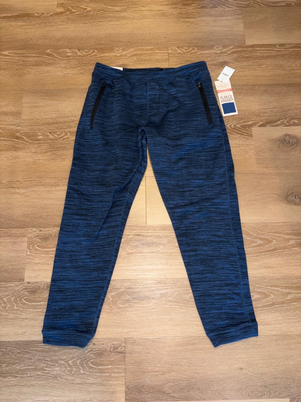 Weatherproof Vintage Mens Sherpa Lining Fleece Jogger Size Large Blue Black New